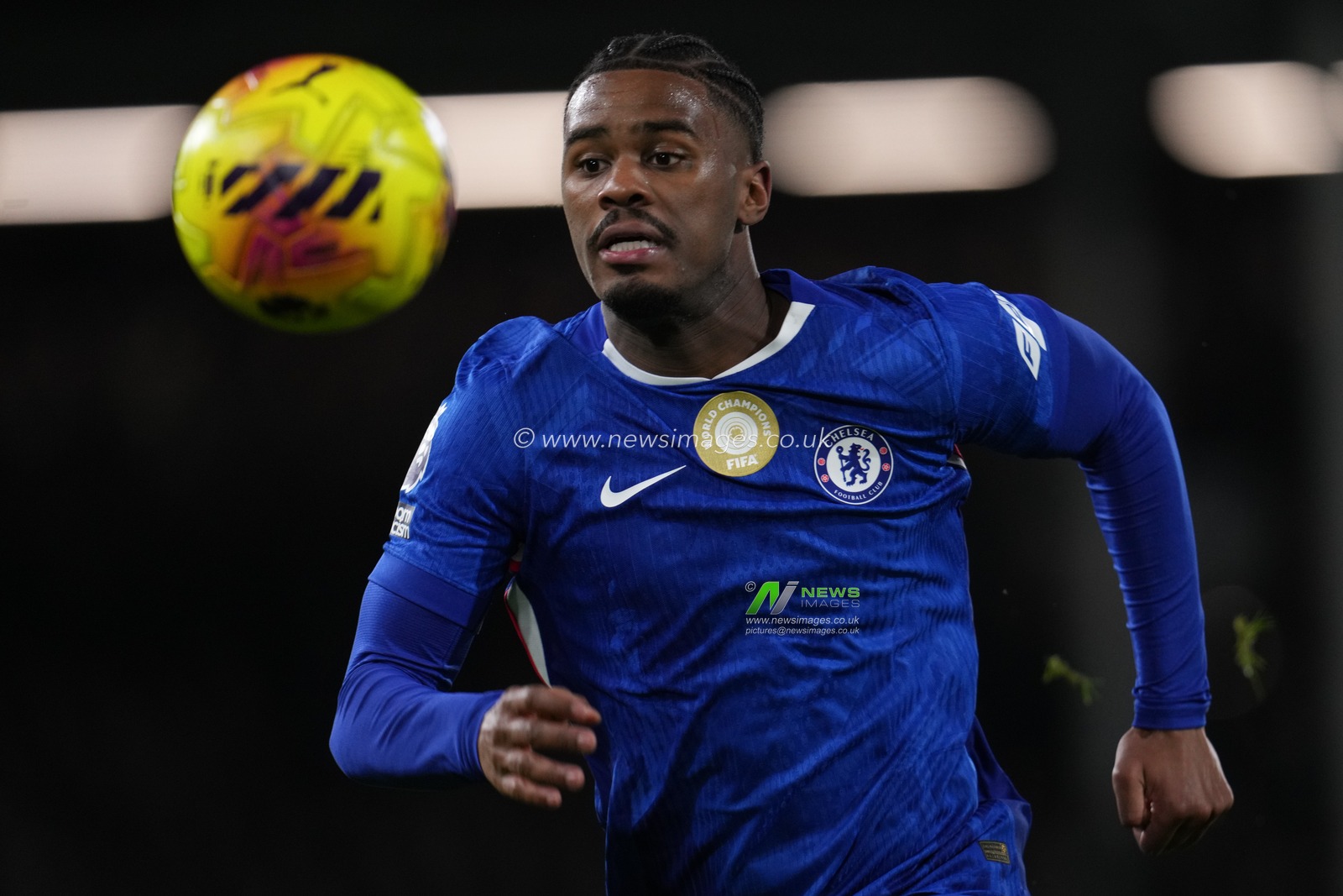 Jorrel Hato of Chelsea during the Premier League match Fulham vs Chelsea at Craven Cottage, London, United Kingdom, 7th January 2026

(Photo by Harvey Murphy/News Images)

*** GER AUT SUI OUT ***