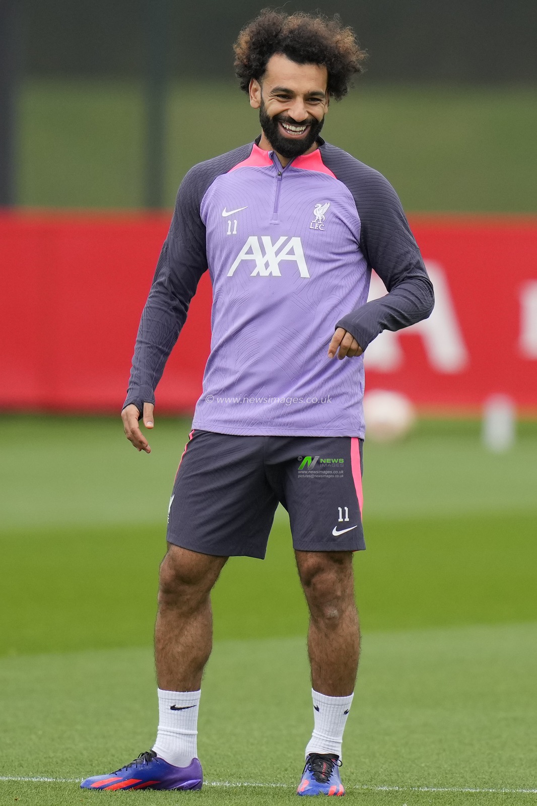 Mohamed Salah #11 of Liverpool during the Europa League Training Session at AXA Training Centre, Kirkby, United Kingdom, 4th October 2023

(Photo by Steve Flynn/News Images)