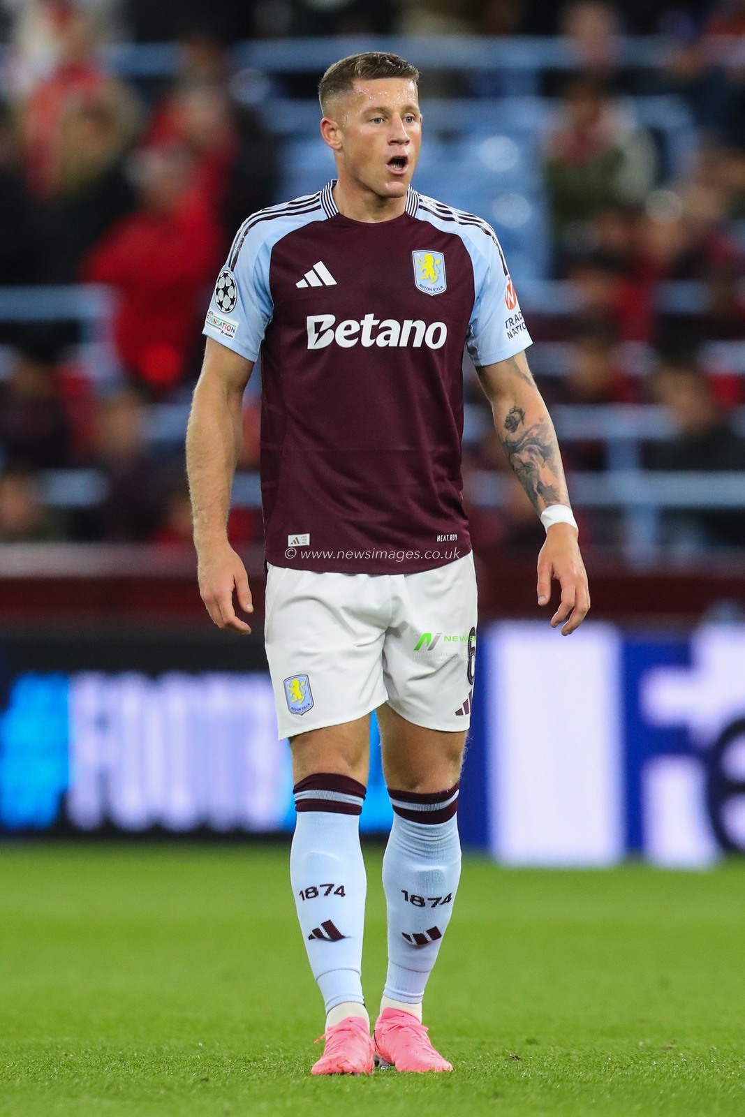 Ross Barkley of Aston Villa during the UEFA Champions League League Stage match Aston Villa vs Bayern Munich at Villa Park, Birmingham, United Kingdom, 2nd October 2024

(Photo by Gareth Evans/News Images)