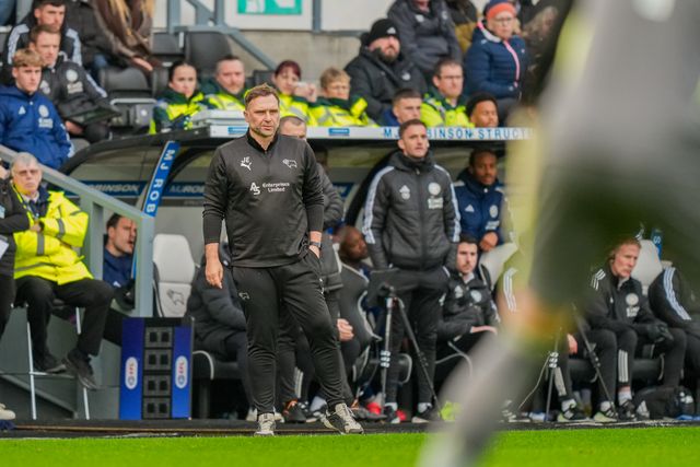 Sky Bet Championship Derby County v Leicester City Derby County Manager John Eustace