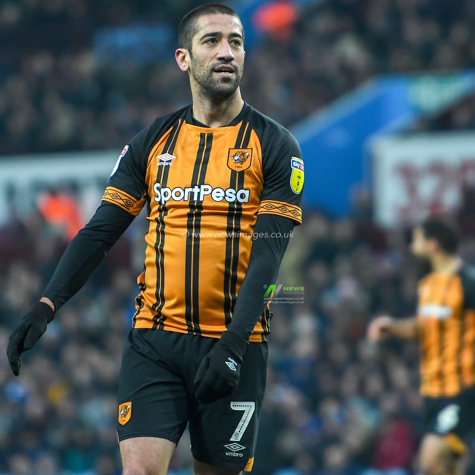 19th January, Villa Park, Birmingham, England ; Sky Bet Championship, Aston Villa v Hull City : Evandro Goebel of (07) Hull City 

Credit: Gareth Dalley/News Images

English Football League images are subject to DataCo Licence