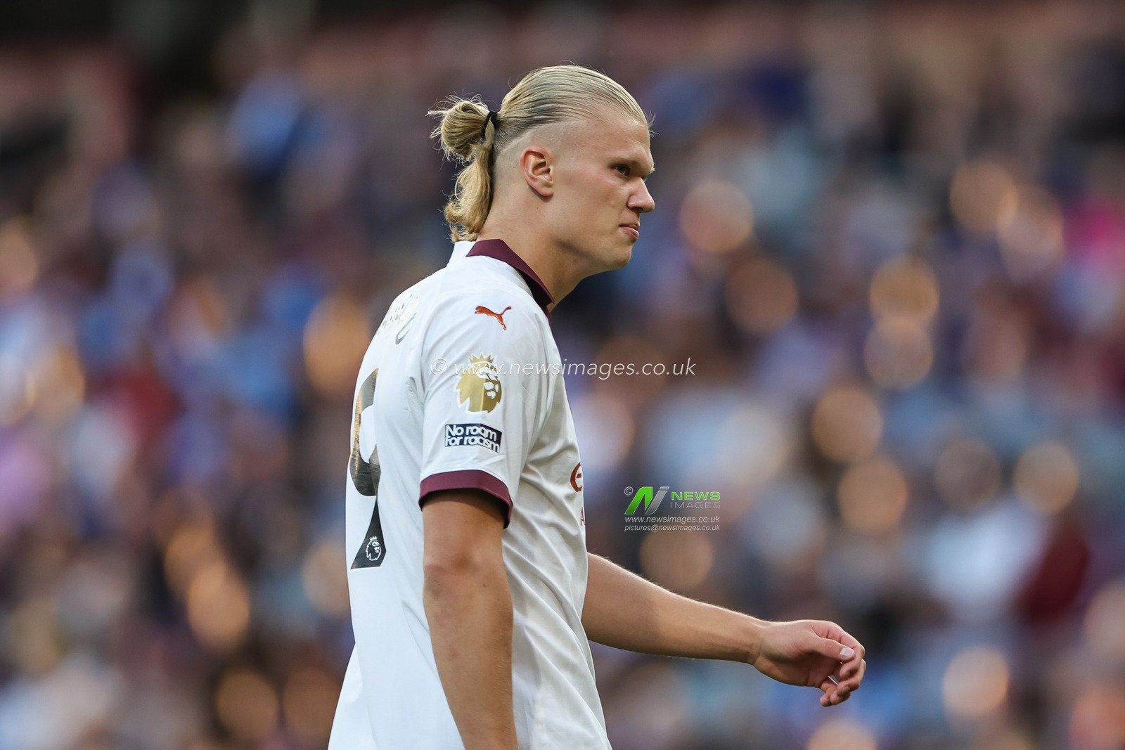 Erling Haaland of Manchester City during the Premier League match Burnley vs Manchester City at Turf Moor, Burnley, United Kingdom, 11th August 2023

(Photo by Mark Cosgrove/News Images)