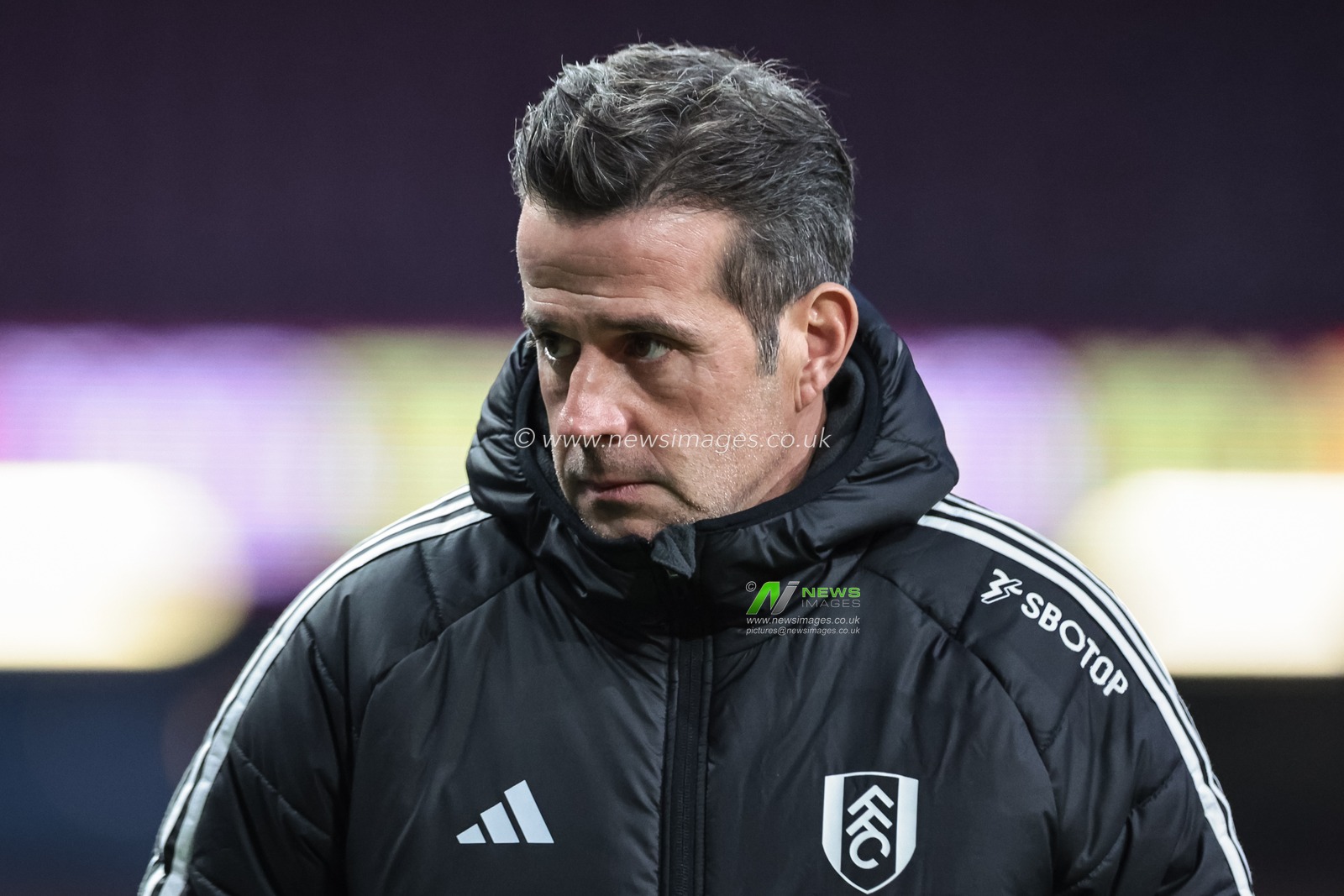 Marco Silva manager of Fulham arrives during the Premier League match Burnley vs Fulham at Turf Moor, Burnley, United Kingdom, 13th December 2025

(Photo by Mark Cosgrove/News Images)

*** GER AUT SUI OUT ***