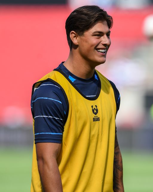 Louis Rees-Zammit of Bristol Bears before the Prem Rugby Cup match Bristol Bears vs Gloucester at Ashton Gate, Bristol, United Kingdom on 05 September 2026

(Photo by Alex Williamson/News Images)