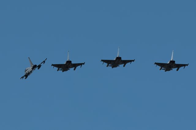 during a flight training day at RAF Coningsby, Coningsby, United Kingdom, 22nd September 2025

(Photo by Mark Cosgrove/News Images)