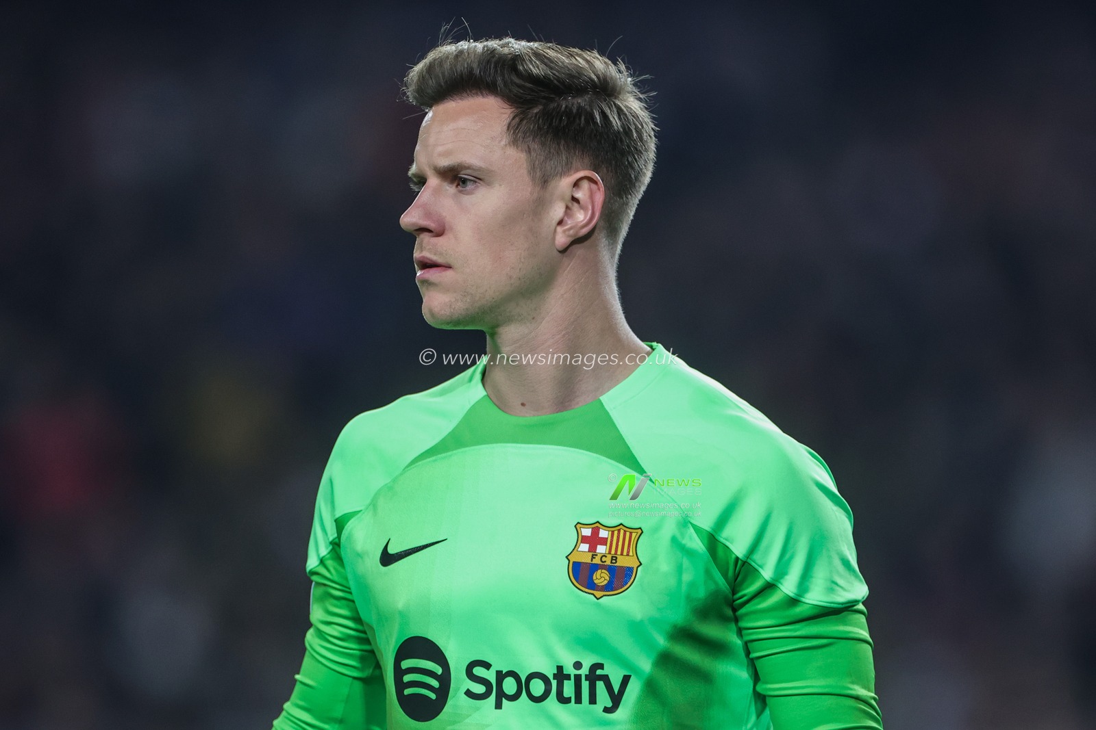 Marc-AndrÃ© ter Stegen #1 of Barcelona during the UEFA Europa League Knockout Round Play-Offs Barcelona vs Manchester United at Spotify Camp Nou, Barcelona, Spain, 16th February 2023

(Photo by Mark Cosgrove/News Images)