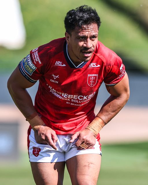 Sauaso Sue of Hull KR during the Betfred Super League round 9 match Bradford Bulls vs Hull KR at Odsal Stadium, Bradford, United Kingdom on 25 April 2026

(Photo by Alfie Cosgrove/News Images)