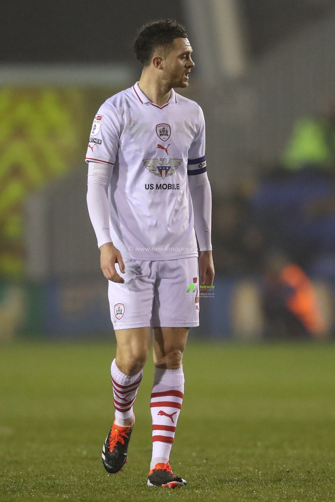 Jordan Williams of Barnsley during the Sky Bet League 1 match Shrewsbury Town vs Barnsley at Croud Meadow, Shrewsbury, United Kingdom, 13th February 2024

(Photo by Alfie Cosgrove/News Images)