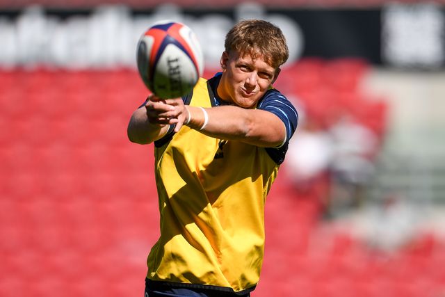 Ben Rogers of Bristol Bears warms up before the Prem Rugby Cup match Bristol Bears vs Gloucester at Ashton Gate, Bristol, United Kingdom on 05 September 2026

(Photo by Alex Williamson/News Images)