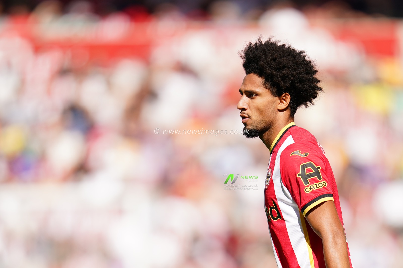 Kevin Schade of Brentford during the Premier League match Brentford vs Sunderland at GTECH Community Stadium, London, United Kingdom on 05 September 2026

(Photo by Harvey Murphy/News Images)