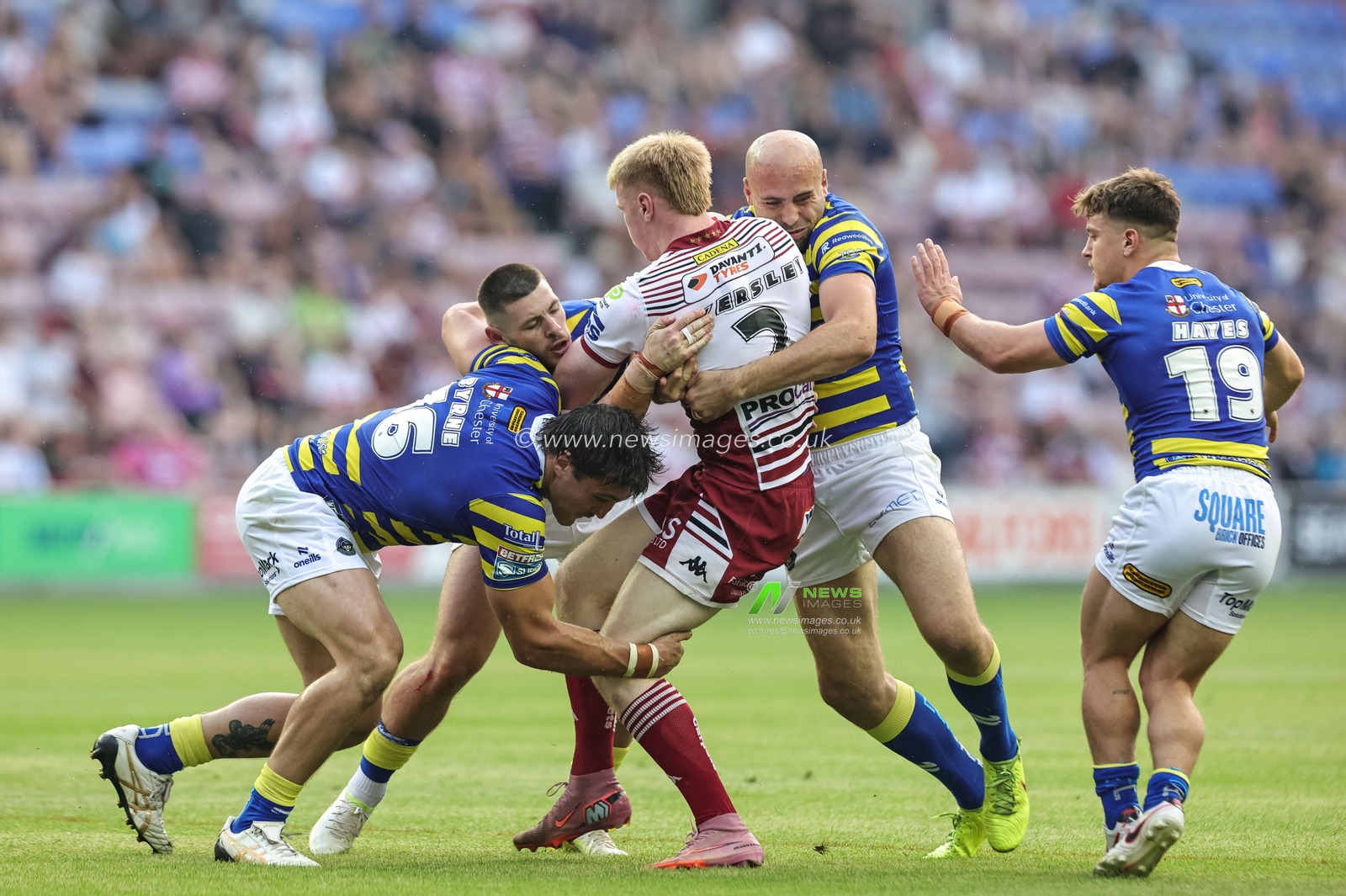 Betfred Super League round 18 Wigan Warriors v Warrington Wolves