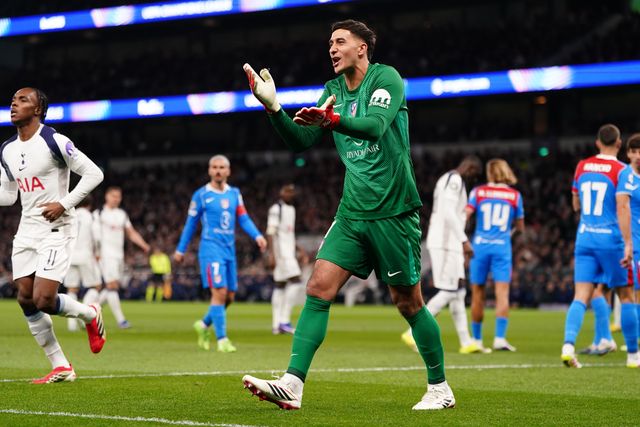 Atlético Madrid goalkeeper Juan Musso during the UEFA Champions League match Tottenham Hotspur vs Atletico Madrid at Tottenham Hotspur Stadium, London, United Kingdom on 18 March 2026

(Photo by Harvey Murphy/News Images)