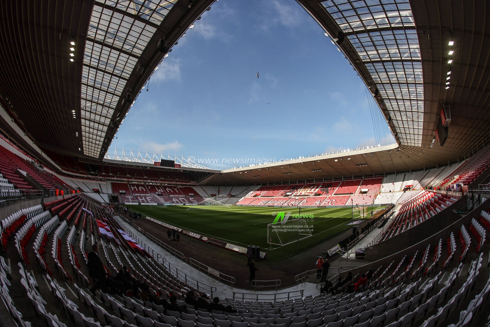 A general view of the Stadium Of Light ahead of the Sky Bet Championship Playoff Semi-final match Sunderland vs Coventry City at Stadium Of Light, Sunderland, United Kingdom, 13th May 2025

(Photo by Alfie Cosgrove/News Images)