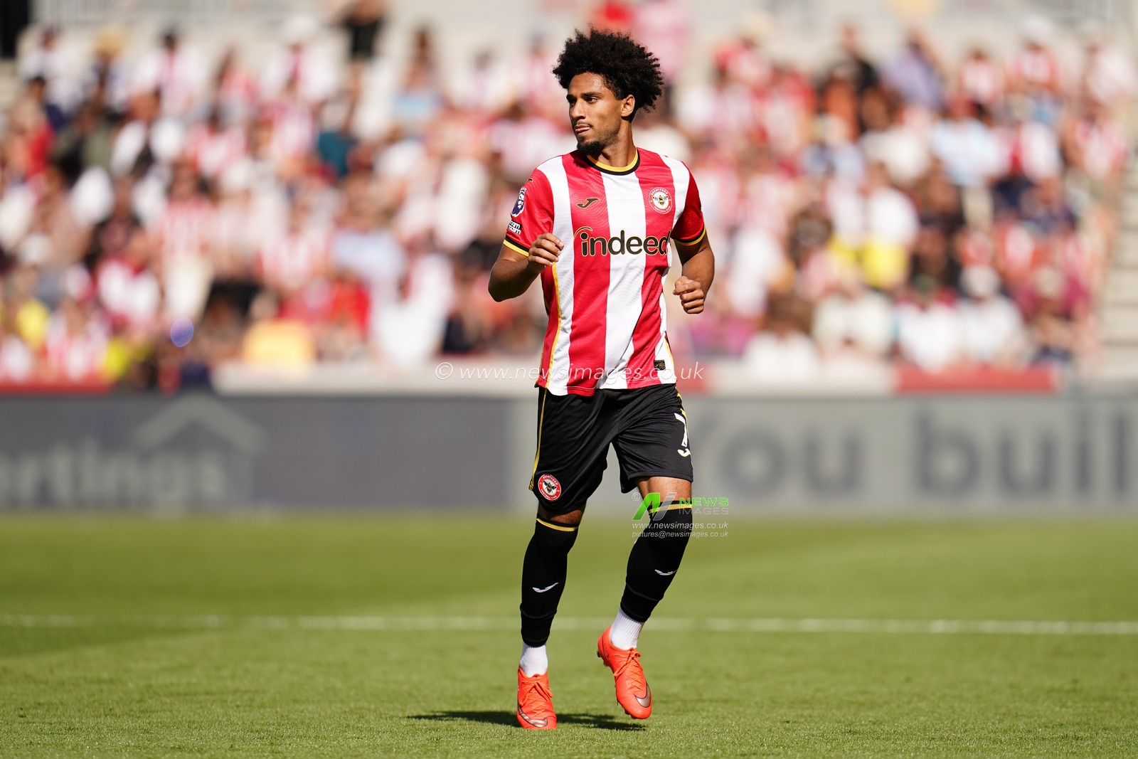 Kevin Schade of Brentford during the Premier League match Brentford vs Sunderland at GTECH Community Stadium, London, United Kingdom on 05 September 2026

(Photo by Harvey Murphy/News Images)