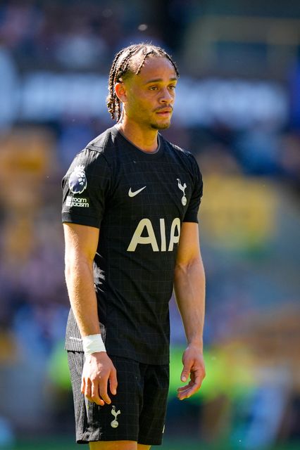 Xavi Simons of Tottenham Hotspur during the Premier League match Wolverhampton Wanderers vs Tottenham Hotspur at Molineux, Wolverhampton, United Kingdom on 25 April 2026

(Photo by Maynard Manyowa/News Images)