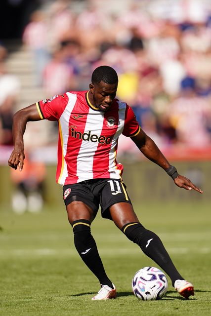 Dango Ouattara of Brentford with the ball during the Premier League match Brentford vs Sunderland at GTECH Community Stadium, London, United Kingdom on 05 September 2026

(Photo by Harvey Murphy/News Images)