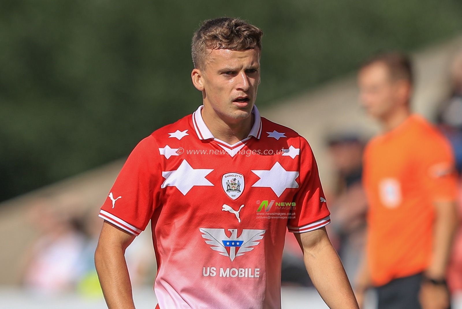 Charlie Winfield #7 of Barnsley during the Pre-season friendly match Barnsley vs Crewe Alexandra at Oakwell, Barnsley, United Kingdom, 29th July 2023

(Photo by Alfie Cosgrove/News Images)
