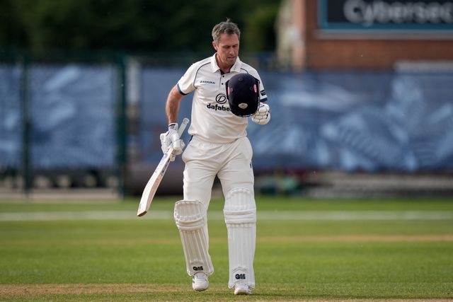 Wayne Madsen batting during the County Championship Division Two Derbyshire v Gloucestershire at The Central Co-Op County Ground, Derby, United Kingdom on 26 April 2026

(Photo by Maynard Manyowa/News Images)