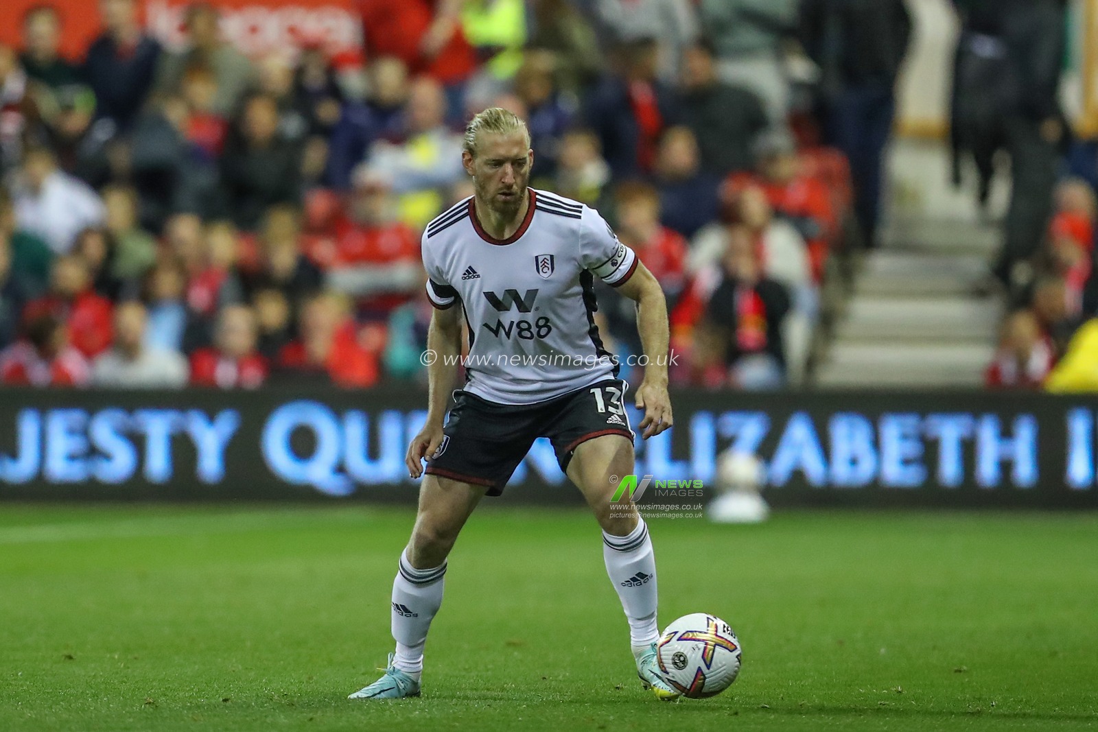 Tim Ream #13 of Fulham during the Premier League match Nottingham Forest vs Fulham at City Ground, Nottingham, United Kingdom, 16th September 2022

(Photo by Gareth Evans/News Images)