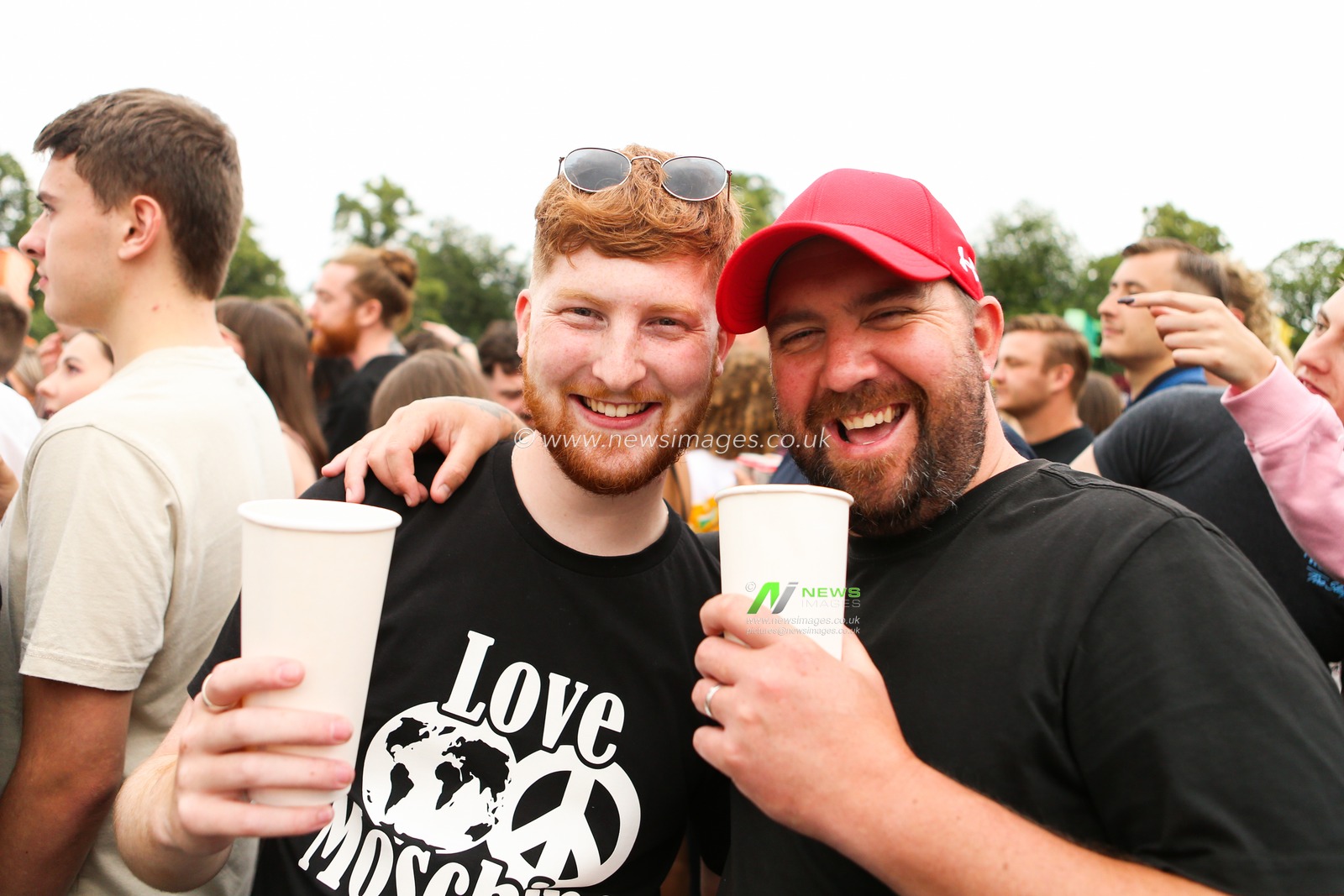 Festival goers during Day One of Tramlines Festival