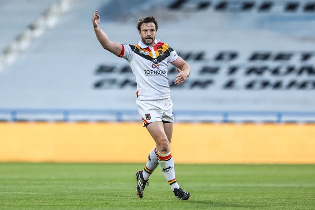 Joe Mellor of Bradford Bulls during the Betfred Super League round 18 match Huddersfield Giants vs Bradford Bulls at Accu Stadium, Huddersfield, United Kingdom on 10 July 2026

(Photo by Alfie Cosgrove/News Images)