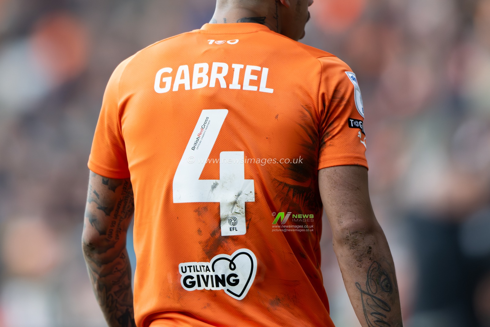 Jordan Lawrence-Gabriel of Blackpool during the Sky Bet League 1 match Blackpool vs Portsmouth at Bloomfield Road, Blackpool, United Kingdom, 9th March 2024

(Photo by Ashley Crowden/News Images)