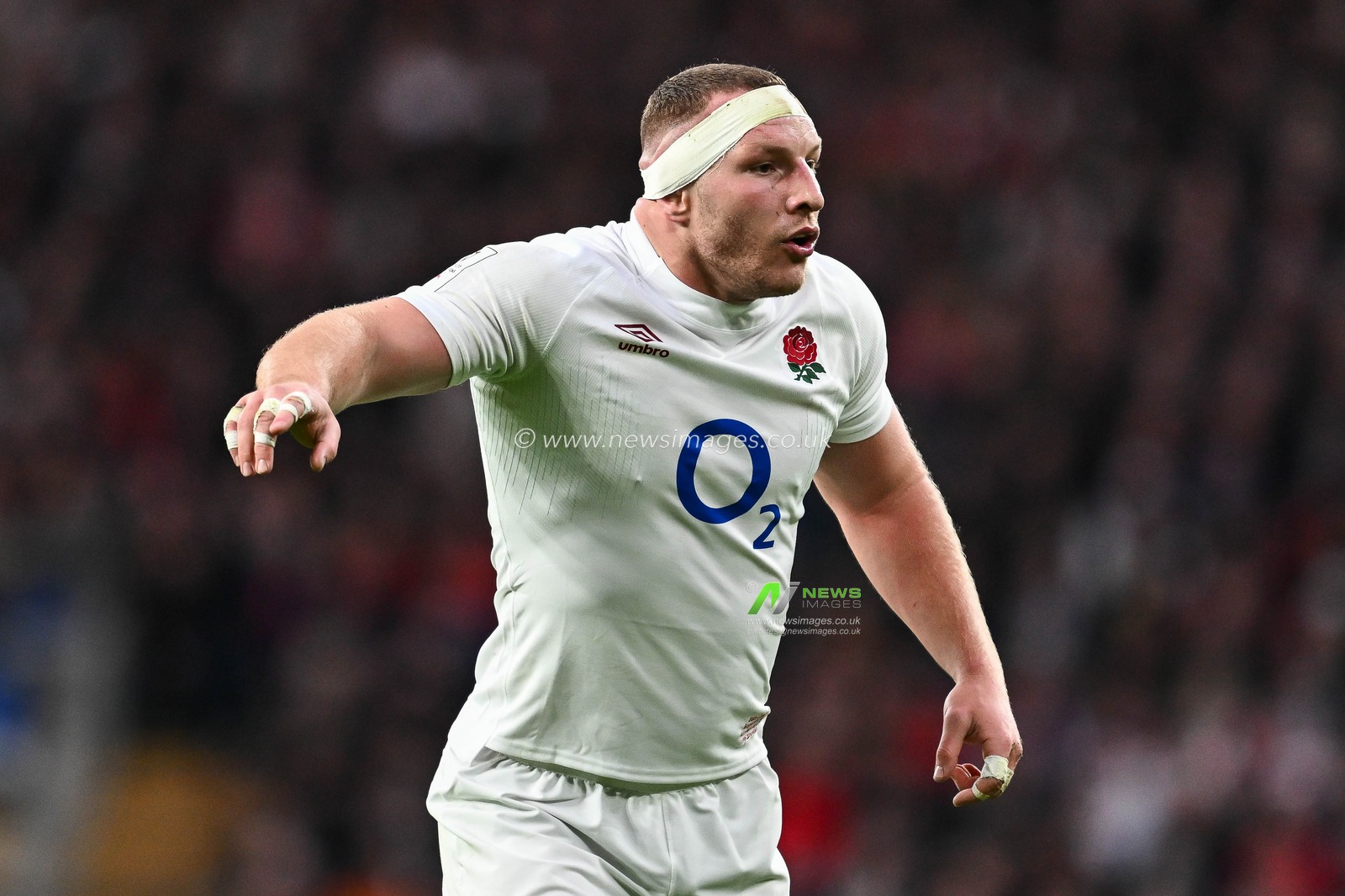 Sam Underhill of England during the 2024 Guinness 6 Nations match England vs Wales at Twickenham Stadium, Twickenham, United Kingdom, 10th February 2024

(Photo by Craig Thomas/News Images)