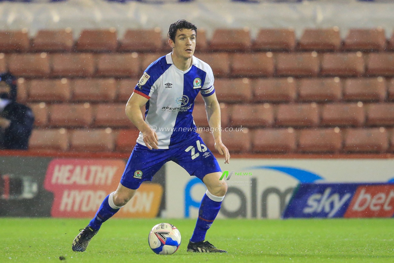 Darragh Lenihan #26 of Blackburn Rovers in action during the game