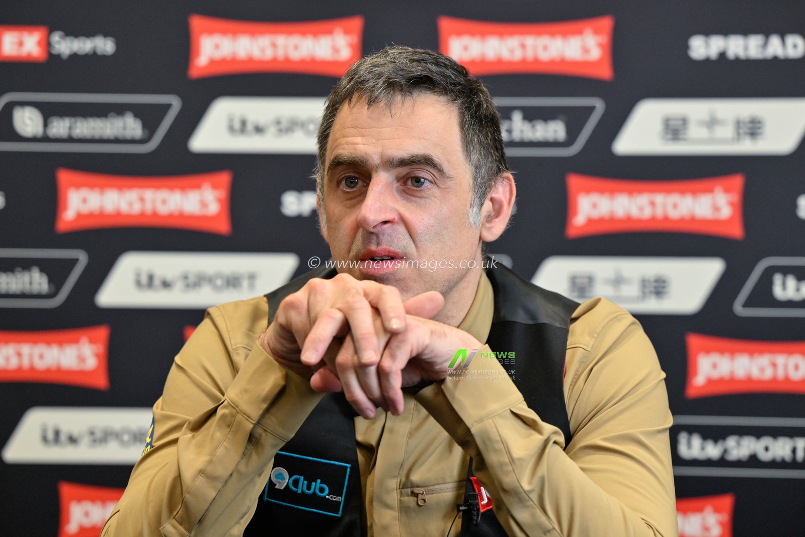 Ronnie O'Sullivan speaks at the post match interview, during the Johnstoneâ€™s Paint Tour Championships at Manchester Central, Manchester, United Kingdom, 5th April 2024

(Photo by Cody Froggatt/News Images)