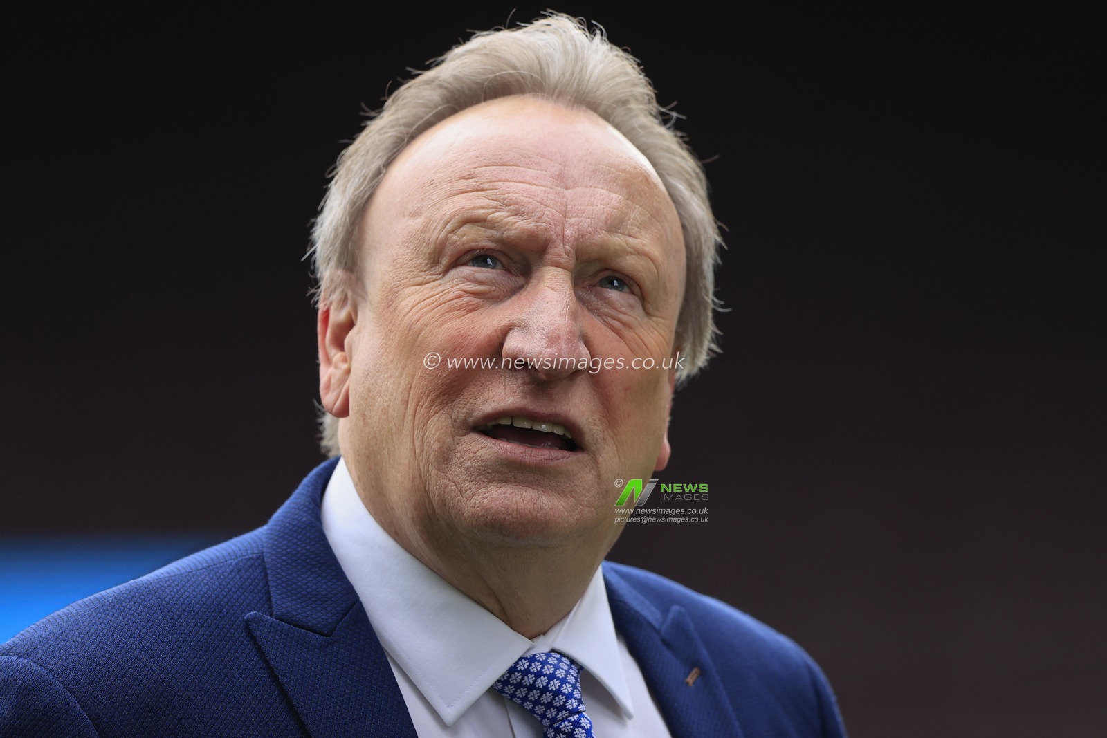Neil Warnock the Huddersfield Town manager during the pitch inspection ahead of the Sky Bet Championship match Burnley vs Huddersfield Town at Turf Moor, Burnley, United Kingdom, 25th February 2023

(Photo by Conor Molloy/News Images)