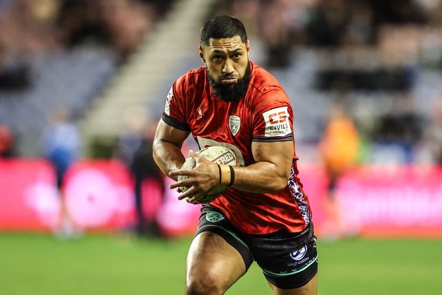 Kaide Ellis of Wigan Warriors in the pregame warmup session during the Betfred Super League match Wigan Warriors vs Leigh Leopards at The Brick Community Stadium, Wigan, United Kingdom on 26 February 2026

(Photo by Alfie Cosgrove/News Images)