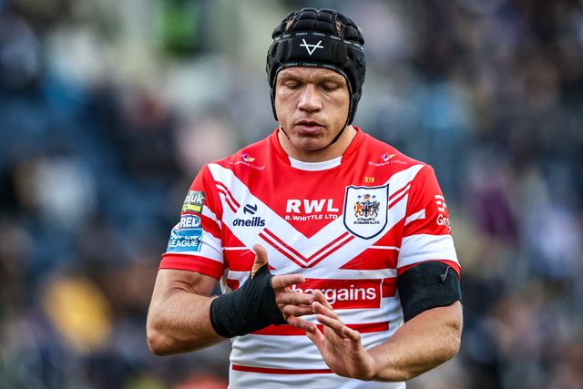Jonny Lomax of St Helens during the Betfred Super League round 13 match Leeds Rhinos vs St Helens at AMT Headingley Stadium, Leeds, United Kingdom on 04 June 2026

(Photo by Alfie Cosgrove/News Images)