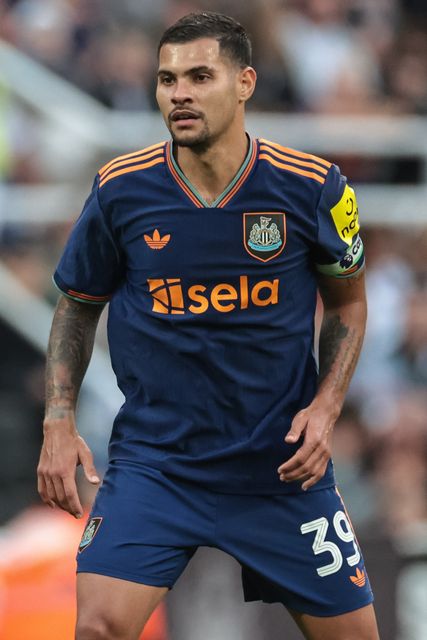 Bruno Guimaraes of Newcastle Untied during the Pre-season friendly Newcastle United vs Espanyol at St. James's Park, Newcastle, United Kingdom, 8th August 2025

(Photo by Mark Cosgrove/News Images)