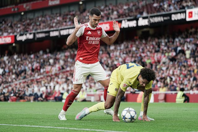 during the Pre-season friendly match Arsenal vs Villarreal at Emirates Stadium, London, United Kingdom, 6th August 2025

(Photo by Harvey Murphy/News Images)
