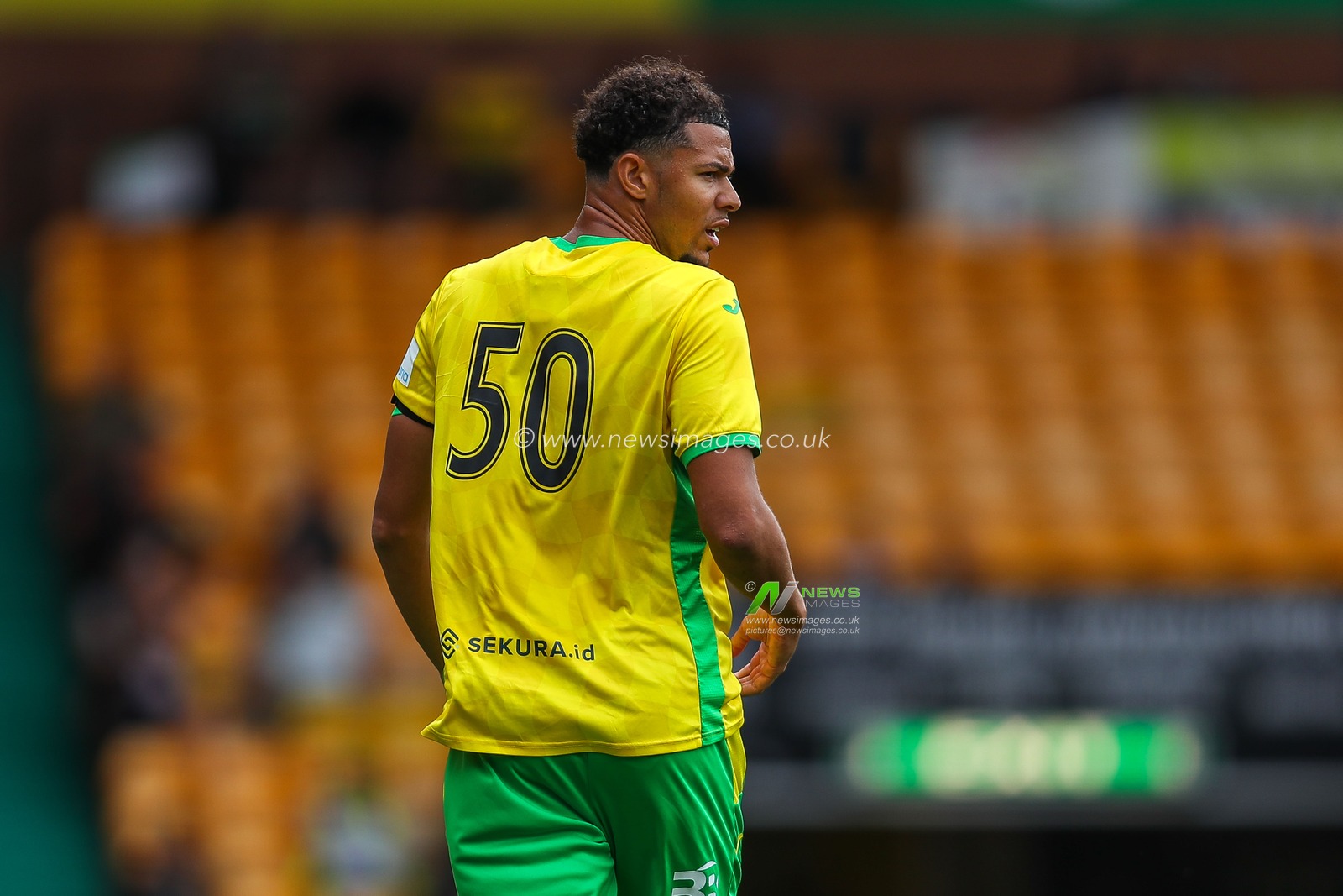 Jaden Warner of Norwich City looks on during the Pre-season friendly match Norwich City vs St. Pauli at Carrow Road, Norwich, United Kingdom, 3rd August 2024

(Photo by Izzy Poles/News Images)