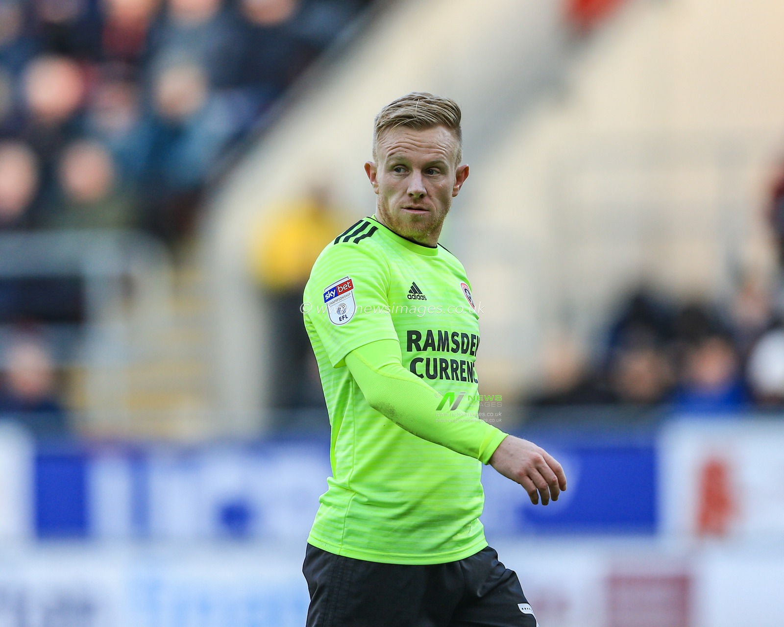 24th November 2018, New York Stadium, Rotherham, England; Sky Bet Championship Rotherham Utd v Sheffield United  ; Mark Duffy (21) of Sheffield United 


Credit: Mark Cosgrove/News Images

English Football League images are subject to DataCo Licence
