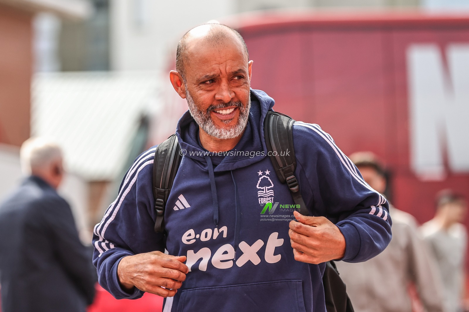 Nuno Espirito Santo Manager of Nottingham Forest arrives during the Premier League match Nottingham Forest vs Everton at City Ground, Nottingham, United Kingdom, 12th April 2025

(Photo by Alfie Cosgrove/News Images)