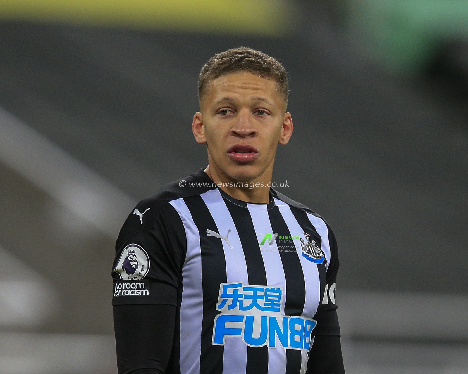 Dwight Gayle #12 of Newcastle United during the game