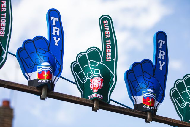 Build up to the Gallagher Premiership Play-off Final 2025 Bath Rugby v Leicester Tigers at Allianz Stadium, Twickenham, United Kingdom, 14th June 2025

(Photo by Craig Evans/News Images)