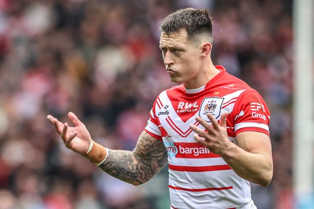 Deon Cross of St Helens during the Betfred Super League round 7 match St Helens vs Wigan Warriors at The BrewDog Stadium, St Helens, United Kingdom on 03 April 2026

(Photo by Alfie Cosgrove/News Images)