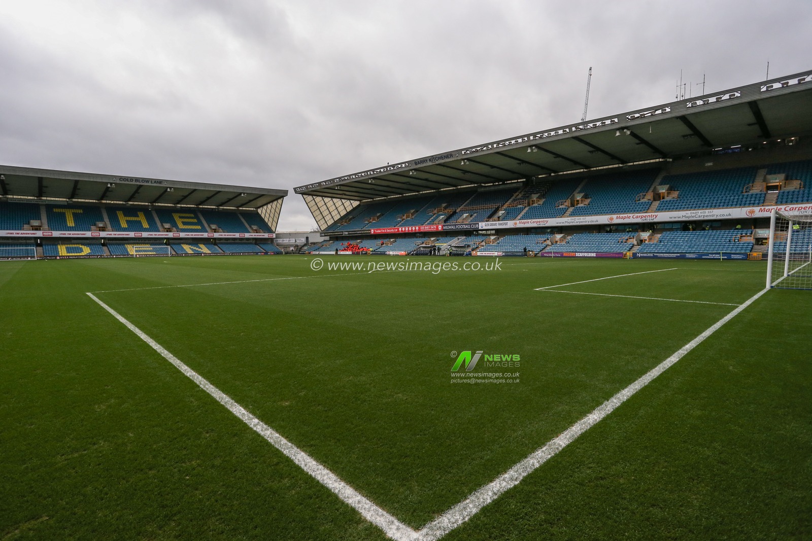 A general view of the stadium during the Emirates FA Cup Third Round match Millwall vs Sheffield United at The Den, London, United Kingdom, 7th January 2023

(Photo by Arron Gent/News Images)