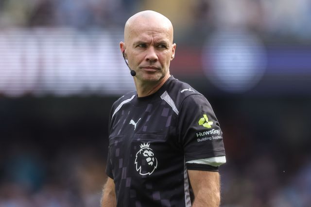 Referee Paul Tierney during the Premier League match Manchester City vs Coventry City at Etihad Stadium, Manchester, United Kingdom on 05 September 2026

(Photo by Mark Cosgrove/News Images)