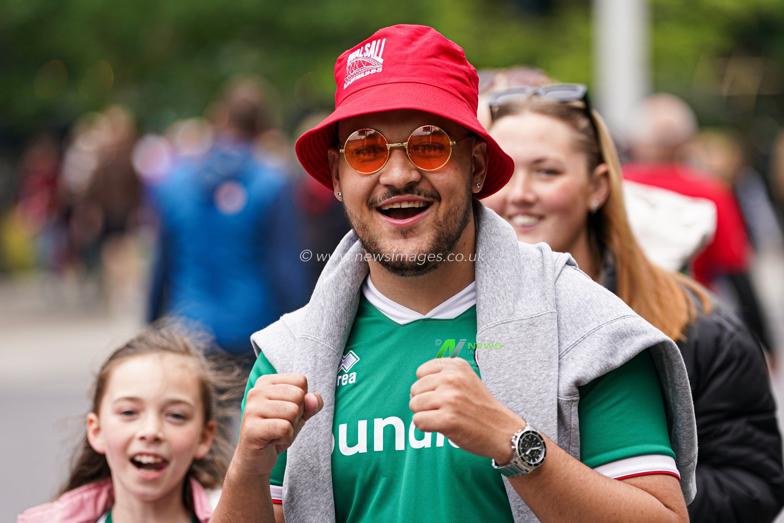 Walsall fan ahead of the Sky Bet League 2 Playoff Final match AFC Wimbledon vs Walsall at Wembley Stadium, London, United Kingdom, 26th May 2025

(Photo by Harvey Murphy/News Images)