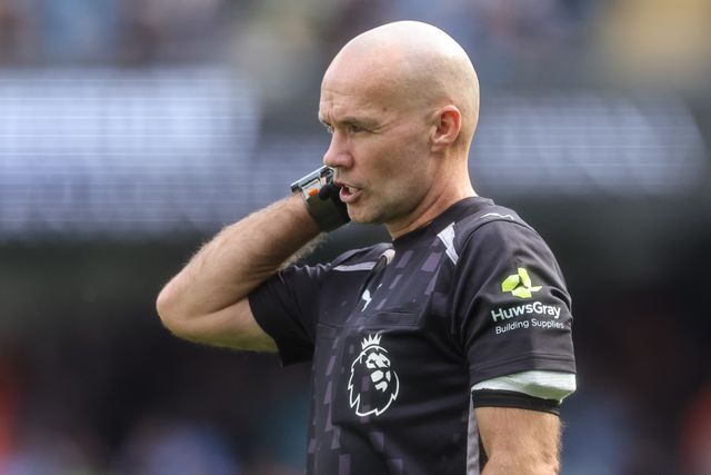 Referee Paul Tierney during the Premier League match Manchester City vs Coventry City at Etihad Stadium, Manchester, United Kingdom on 05 September 2026

(Photo by Mark Cosgrove/News Images)
