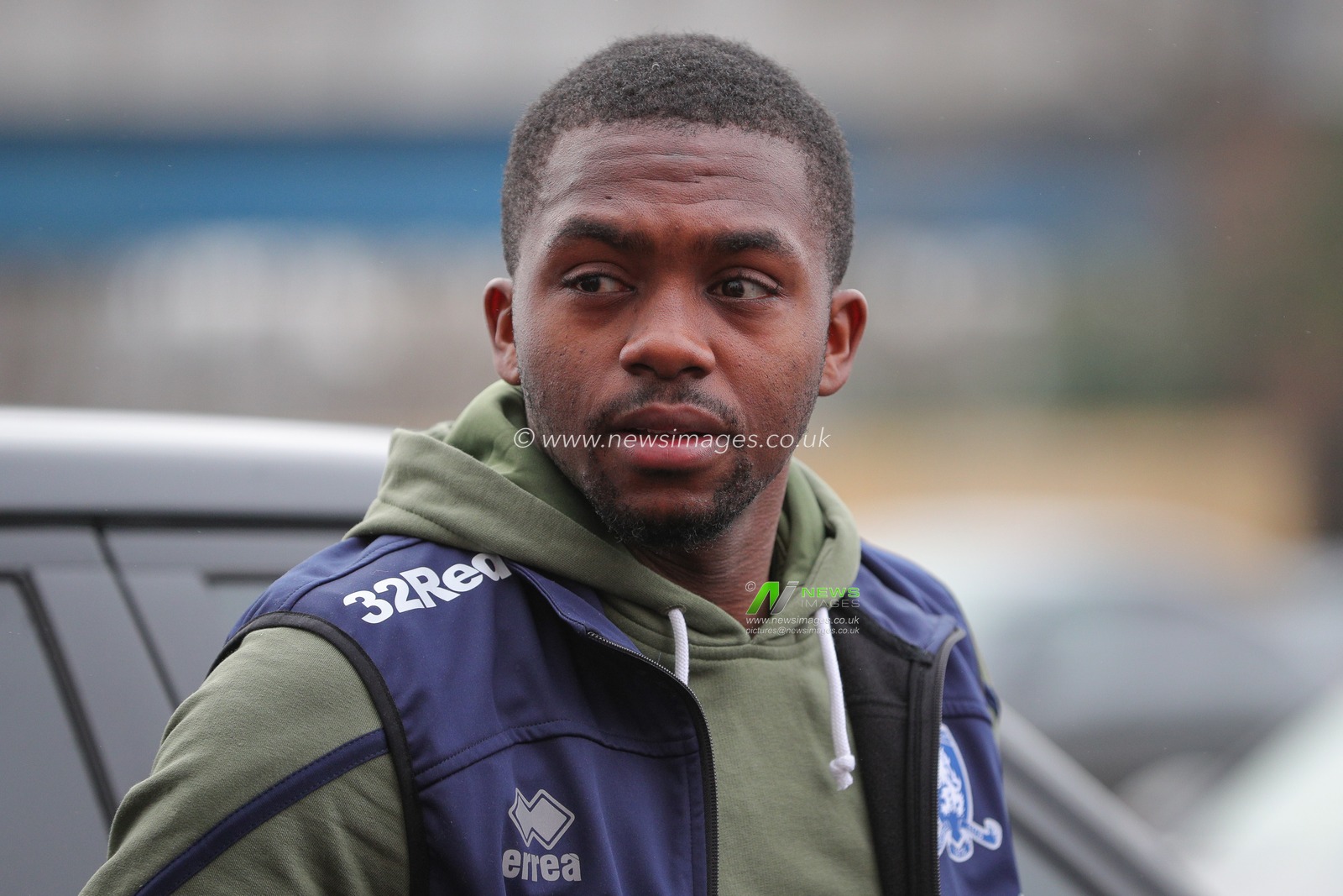 Anfernee Dijksteel #15 of Middlesbrough arrives at The Riverside Stadium ahead of the Sky Bet Championship match Middlesbrough vs Watford at Riverside Stadium, Middlesbrough, United Kingdom, 28th January 2023

(Photo by James Heaton/News Images)