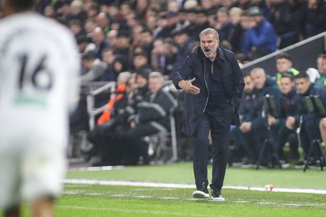 Nottingham Forest Head Coach Ange Postecoglou during the Carabao Cup 3rd Round Swansea City vs Nottingham Forest at Swansea.com Stadium, Swansea, United Kingdom, 17th September 2025

(Photo by Andrew Lewis/News Images)