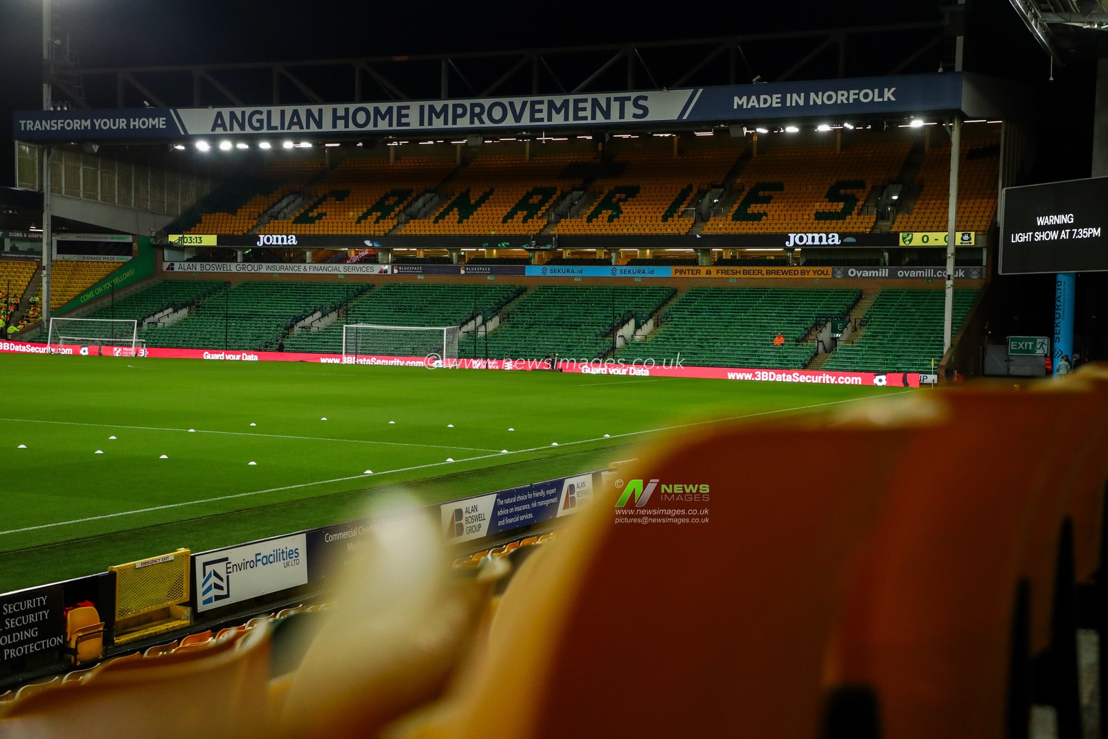 A general view of Carrow Road prior to the Sky Bet Championship match Norwich City vs Plymouth Argyle at Carrow Road, Norwich, United Kingdom, 26th November 2024

(Photo by Izzy Poles/News Images)