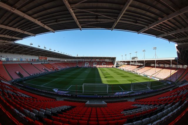 A general view of Bloomfield Road during the Sky Bet League 1 match Blackpool vs Reading at Bloomfield Road, Blackpool, United Kingdom, 1st April 2025

(Photo by Mark Cosgrove/News Images)