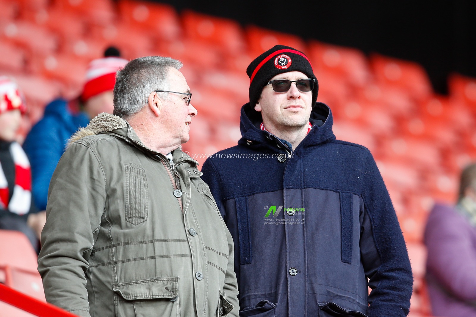Fans of Sheffield United during the Sky Bet Championship match Sheffield United vs Luton Town at Bramall Lane, Sheffield, United Kingdom, 11th March 2023

(Photo by Ben Early/News Images)