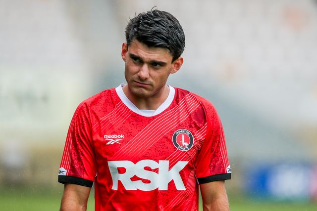 Rob Apter of Charlton Athletic looks on prior to the Pre-season friendly match Cambridge United vs Charlton Athletic at Abbey Stadium, Cambridge, United Kingdom, 26th July 2025

(Photo by Izzy Poles/News Images)